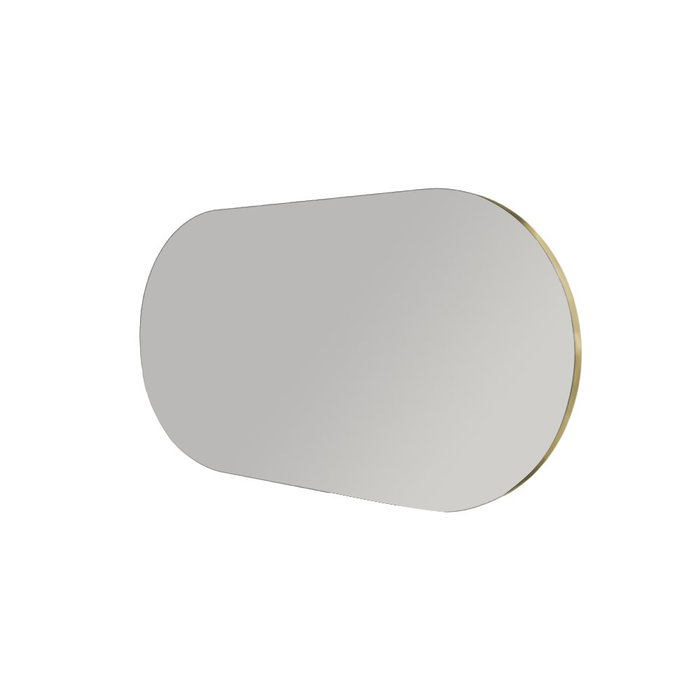 Hanah Home Espejo Ecológico Flotal-E Gris Oscuro y Dorado